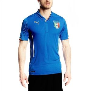 NWT Mens Puma FIGC Italia Home Replica Soccer Jersey M